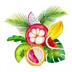 Экзотические фрукты и овощи