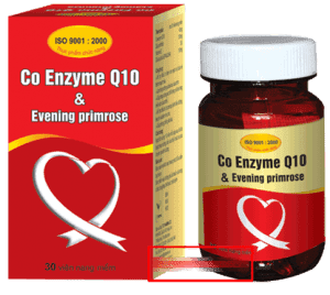 ПРЕПАРАТ (CO ENZYME Q10 & EVENING PRIMROSE - КО ЭНЗИМ Q10) - ДЛЯ ЛЕЧЕНИЯ ГИПЕРТОНИИ И СЕРДЕЧНО СОСУДИСТЫХ ЗАБОЛЕВАНИЙ – 30 КАПСУЛ. ВЬЕТНАМ.