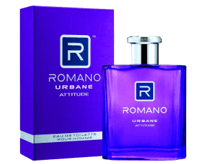 МУЖСКАЯ ТУАЛЕТНАЯ ВОДА - ROMANO EAU DE TOILETE URBANE ATTITUDE - 100 ML. ФРАНЦИЯ - МАЛАЙЗИЯ.