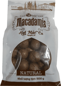 ОРЕХ МАКАДАМИЯ – (MACADAMIA) – 500 ГР. ВЬЕТНАМ.