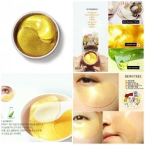 ПАТЧИ С ЭКСТРАКТОМ МУЦИНА УЛИТКИ И КОЛЛОИДНЫМ ЗОЛОТОМ (DEWYTREE PRIME GOLD SNAIL EYE PATCH) – 60 ШТУК. КОРЕЯ.