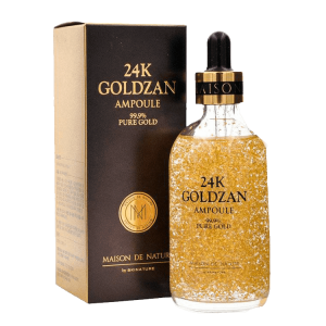 АНТИВОЗРАСТНАЯ АМПУЛА С ЗОЛОТЫМИ БЛЕСТКАМИ (SKINATURE 24K GOLDZAN AMPOULE) -  100 ML. КОРЕЯ