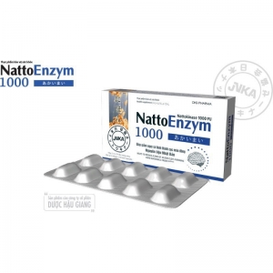 NATTO ENZYM 1000 - ПРЕПАРАТ ДЛЯ ОЧИЩЕНИЯ СОСУДОВ, РАЗЖИЖЕНИЕ КРОВИ, ПРОТИВ ОБРАЗОВАНИЯ ТРОМБОВ - 20 КАПСУЛ. ВЬЕТНАМ