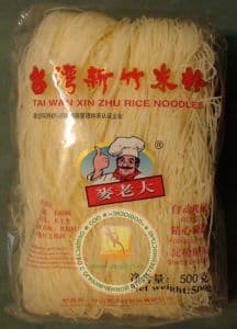 Вермишель TAI WAN XIN ZHU RICE NOODLES (лапша) тайская рисовая - 500 гр. Пр-во Таиланд.