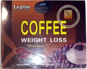 КОФЕ (LEPTIN) - ДЛЯ ПОХУДЕНИЯ С ГРИБАМИ ЛИНЧ ЖИ - БЫСТРОРАСТВОРИМЫЙ - 20 ПАКЕТИКОВ. США.