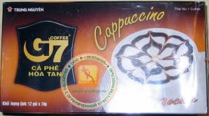 КОФЕ КАПУЧИНО МОККА, МОККО - TRUNG NGUYEN COFFEE G7 CAPPUCCINO MOCHA - БЫСТРОРАСТВОРИМЫЙ - 12 ПАКЕТИКОВ В УПАКОВКЕ - 216 ГР. ВЬЕТНАМ.