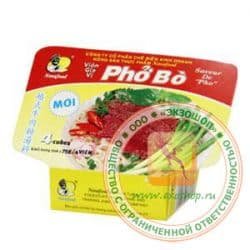 NOSAFOOD - VIEN GIA VI PHO BO - приправа специи для приготовления супа Фо Бо - 4 кубика - 75 гр. Пр-во Вьетнам.