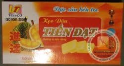 Конфеты Tien Dat - ириски с дурианом и кокосовым молоком - 400 гр. 60 штук. Очень вкусные! Пр-во Вьетнам.