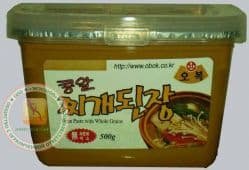 Соевая паста Дендян (коричневая банка) - 500 гр.Пр-во Корея.