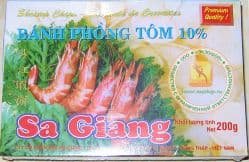 Креветочные воздушные рисовые чипсы в коробке (BANH PHONG TOM) - 200 гр. Пр-во Вьетнам.