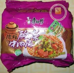 Китайский суп, лапша - говядина с другими овощами - 1 упаковка - 5 шт. Пр-во Китай.